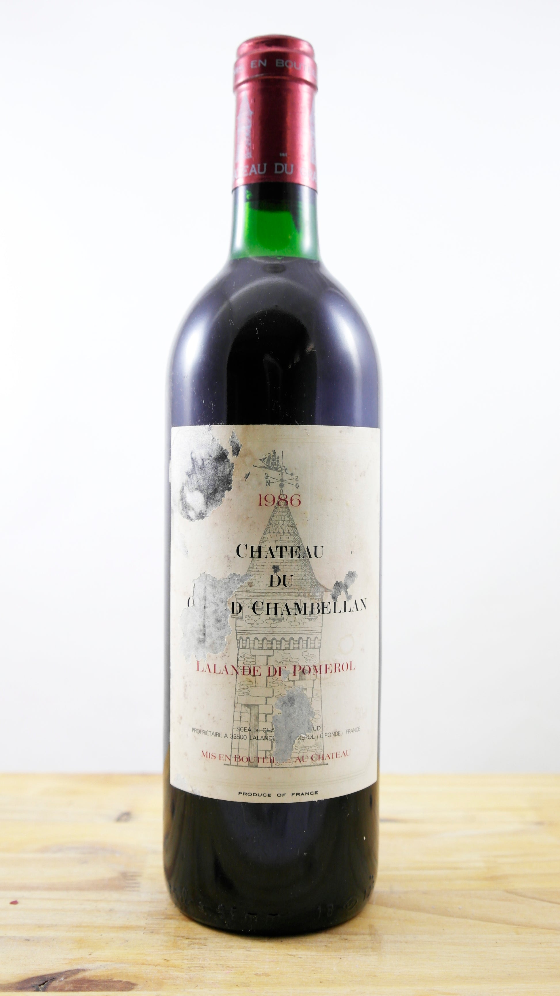 Vin Année 1986 Château du Grand Chambellan ETA