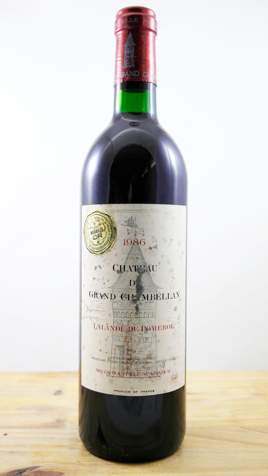 Vin Année 1986 Château du Grand Chambellan EA