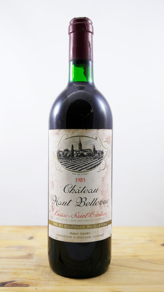 Vin Année 1983 Château Haut-Bellevue TLB