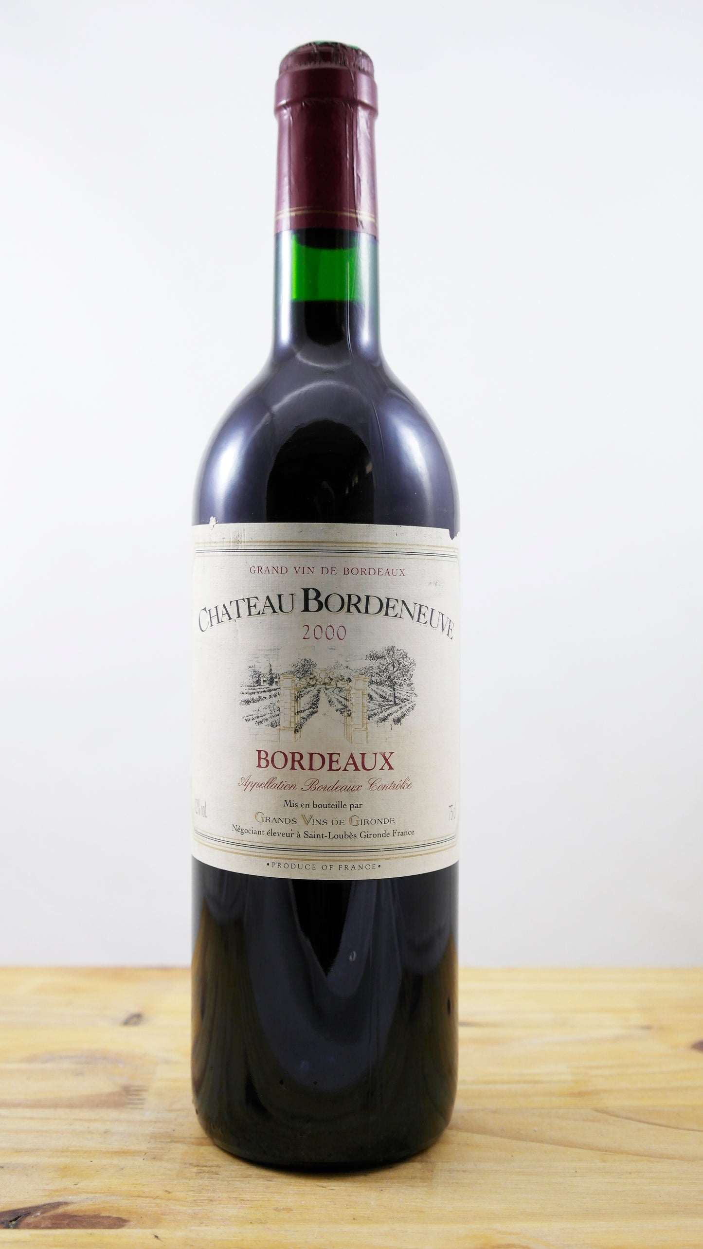 Vin Année 2000 Château Bordeneuve