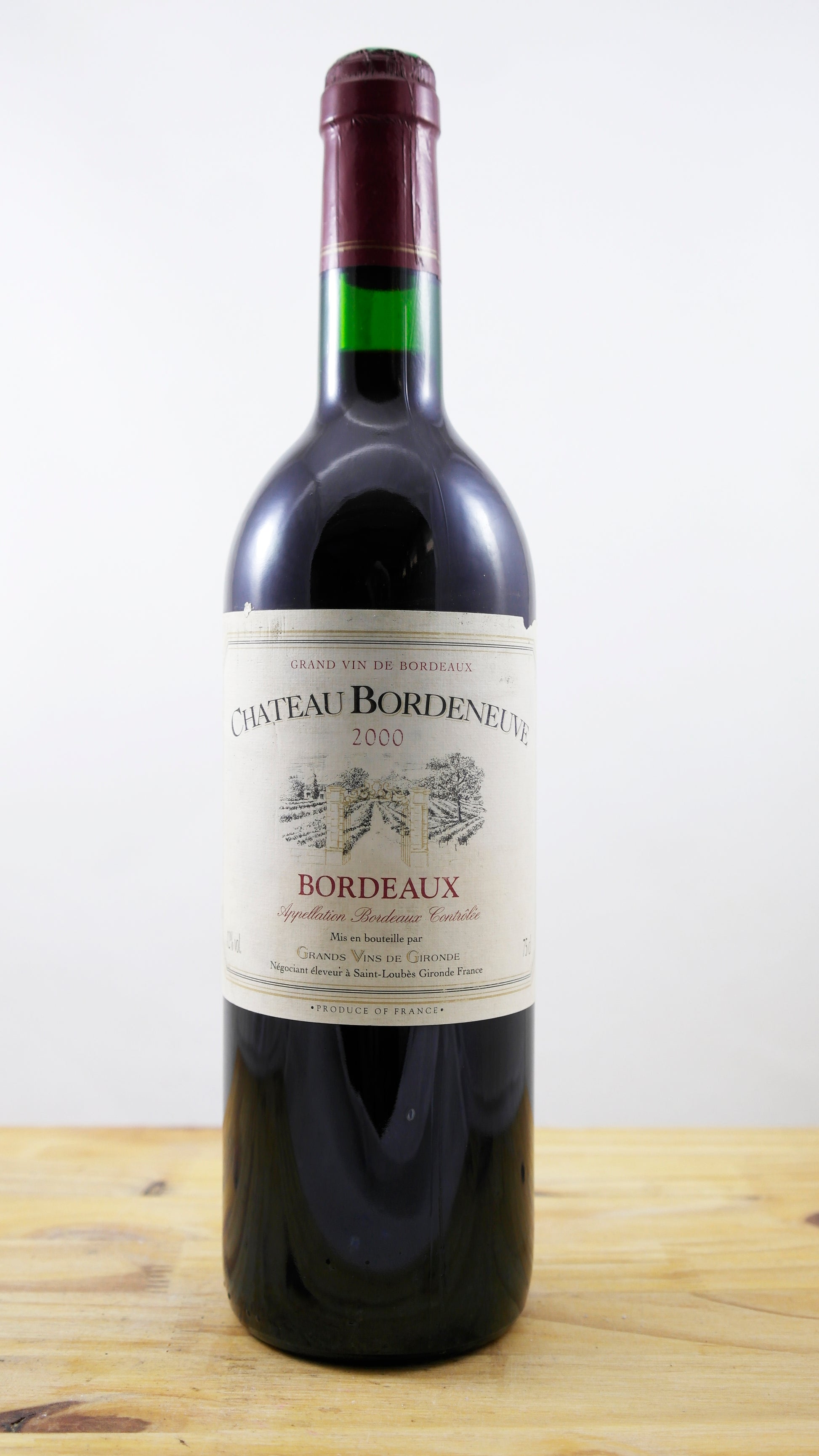 Vin Année 2000 Château Bordeneuve