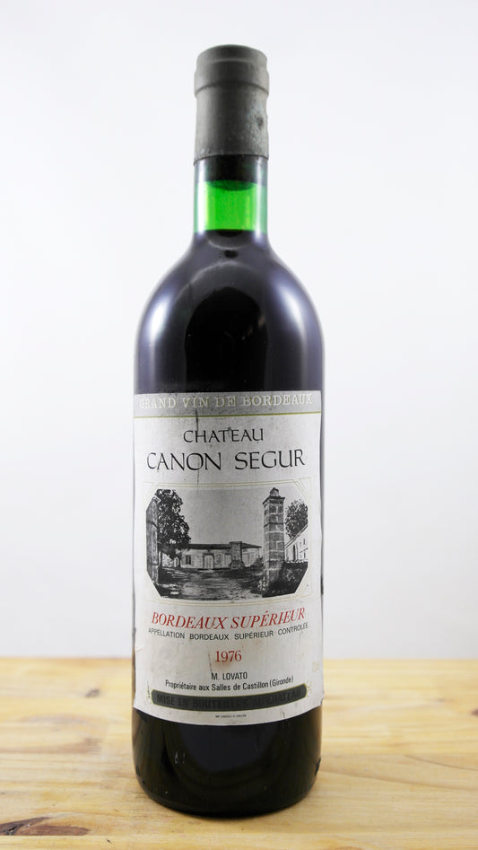Vin Année 1976 Château Canon Segur