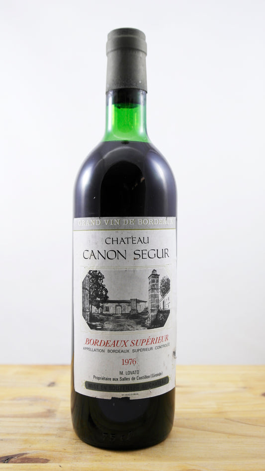 Vin Année 1976 Château Canon Segur HE