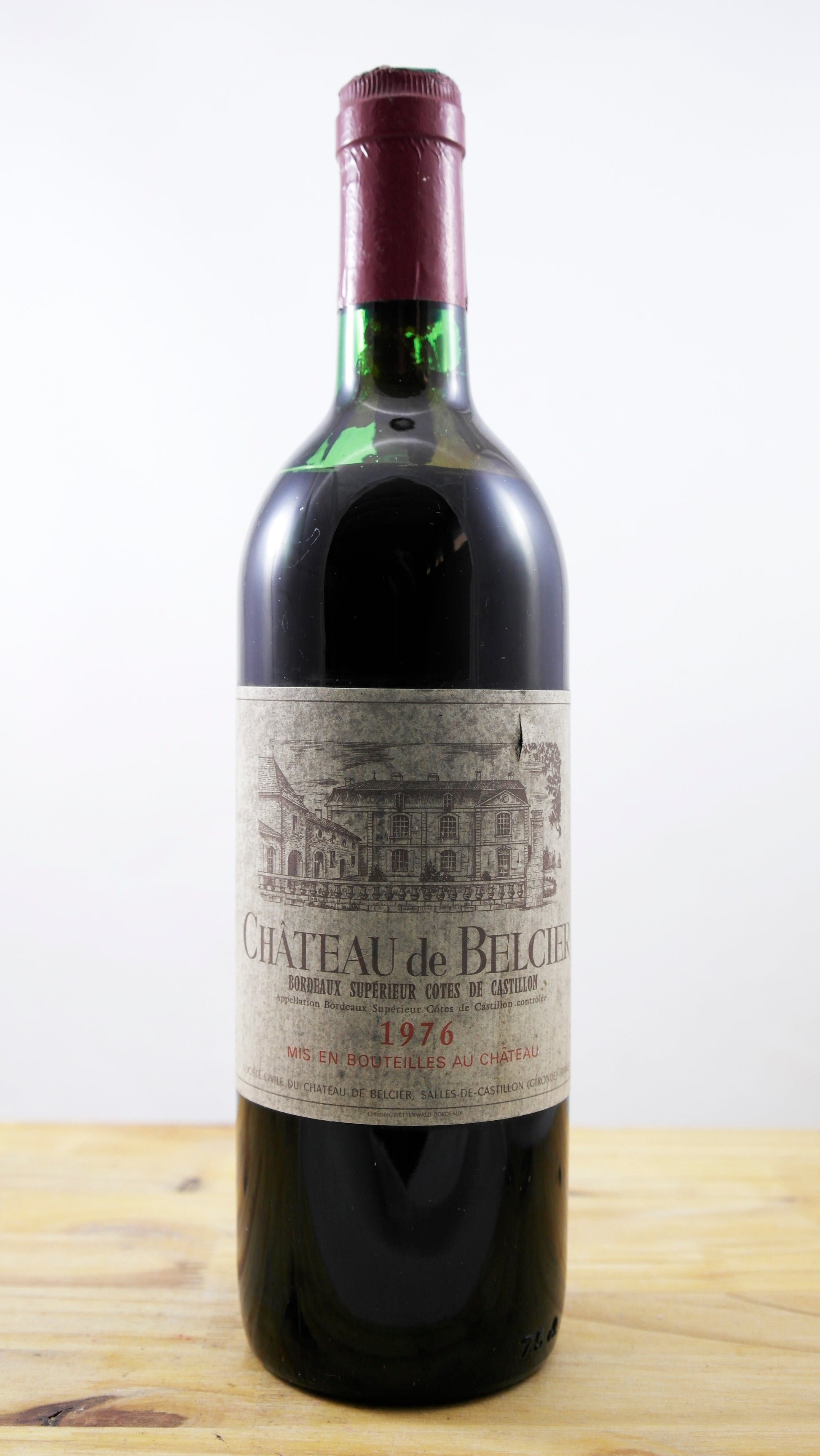 Vin Année 1976 Château de Belcier