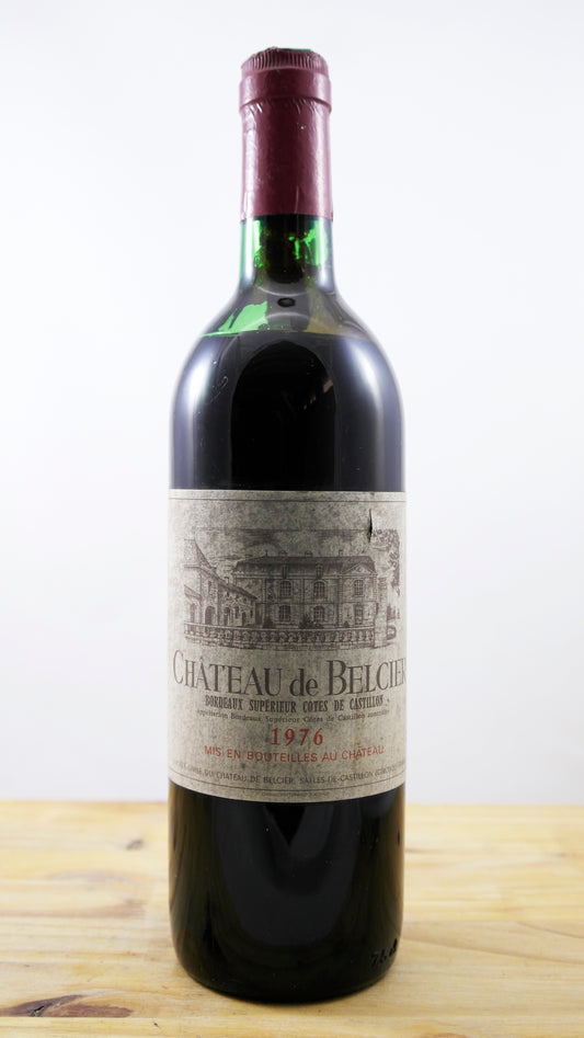 Vin Année 1976 Château de Belcier