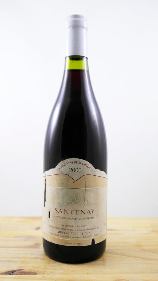 Vin Année 2000 Santenay Mestre Père&Fils