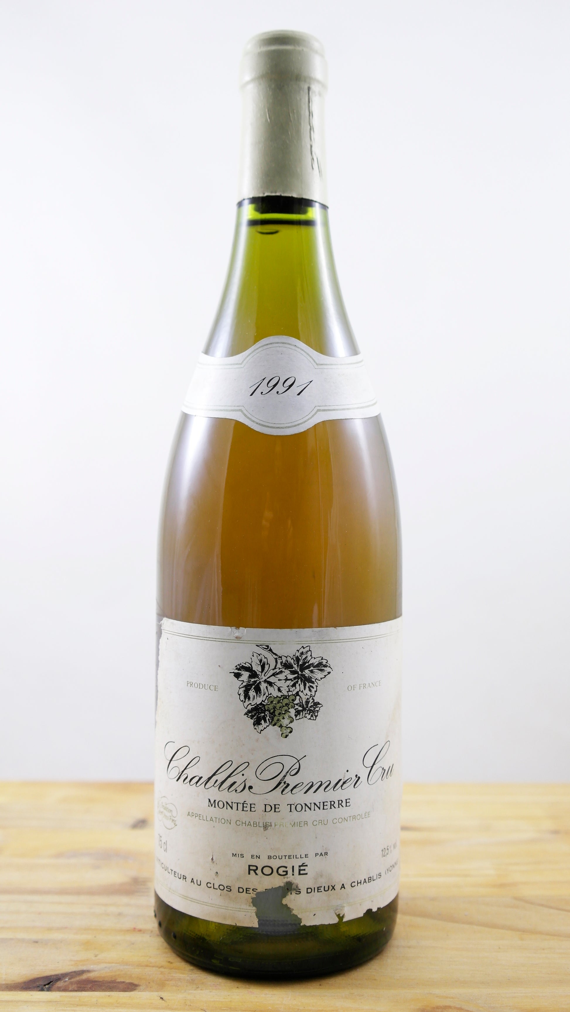 Vin Année 1991 Chablis 1er Cru Montée de Tonerre