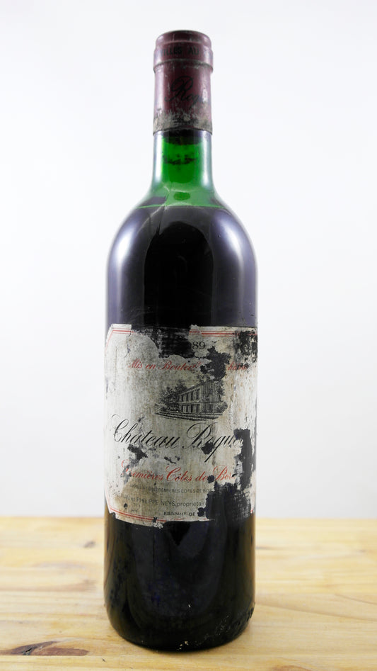 Vin Année 1989 Château de Roquebert ETA