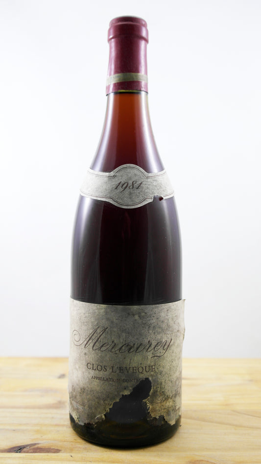Vin Année 1981 Mercurey Clos L'Eveque