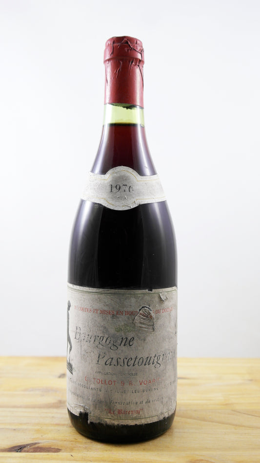 Vin Année 1976 Bourgogne Passetoutgrain EA