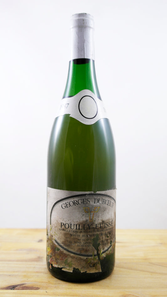 Vin Année 1987 Pouilly-Fuissé Georges Duboeuf NB
