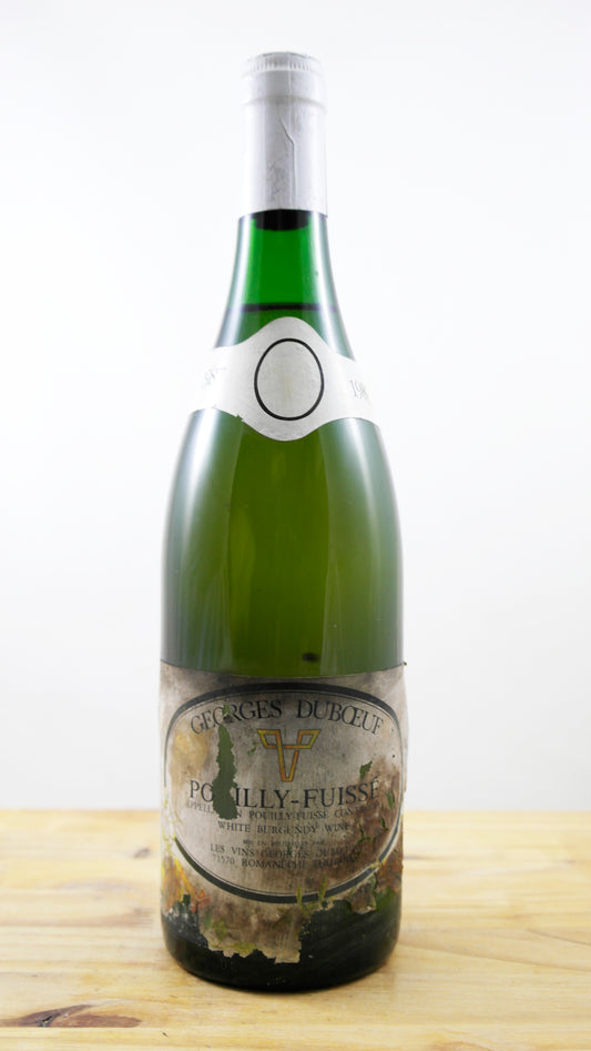 Vin Année 1987 Pouilly-Fuissé Georges Duboeuf