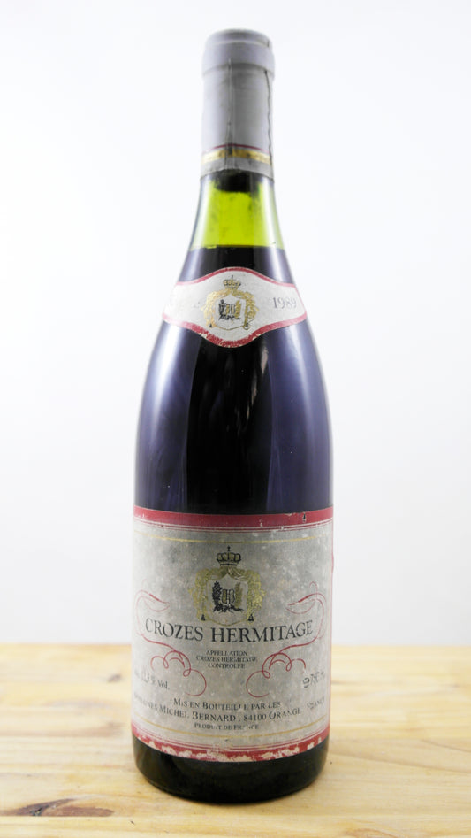Vin Année 1989 Crozes Hermitage Domaine Michel Bernard