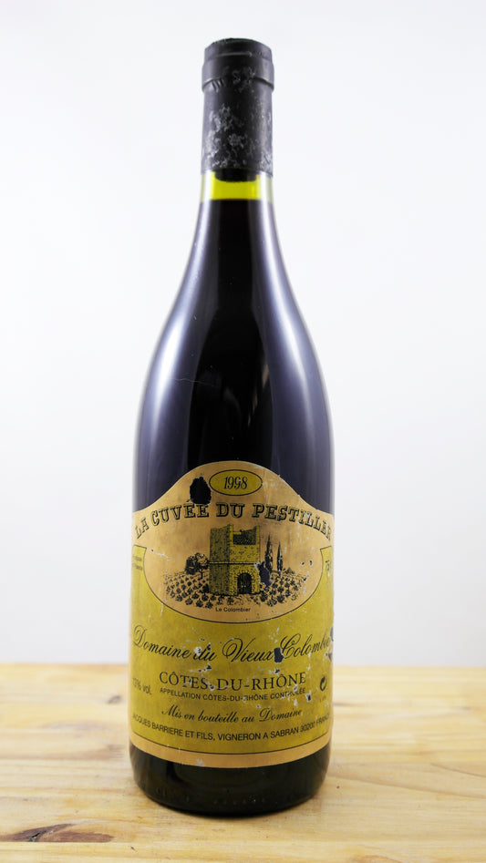 Vin Année 1998 La Cuvée du Pestille