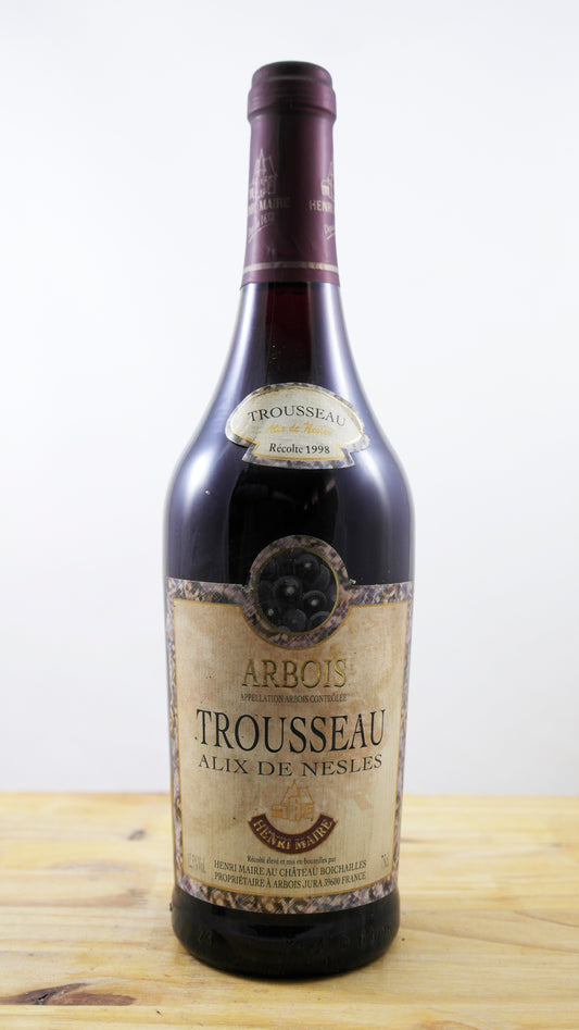 Vin Année 1998 Arbois Trousseau