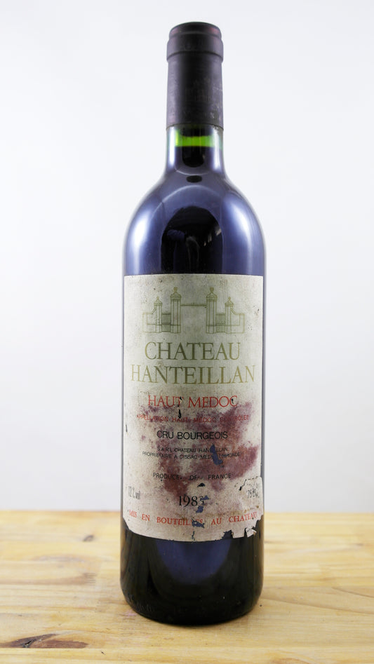 Vin Année 1983 Château Hanteillan EA