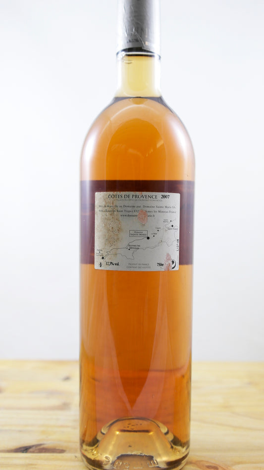 Vin Année 2007 Domaine Sainte-Marie