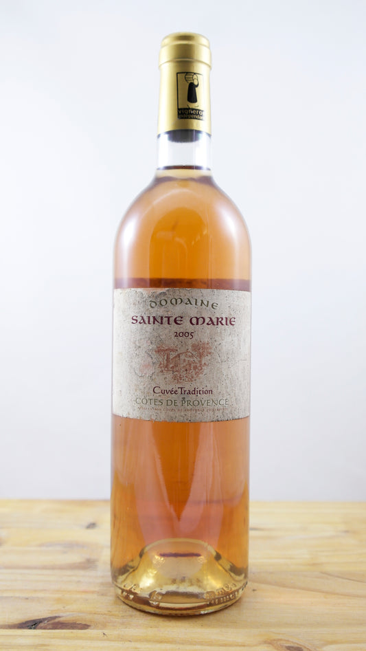 Vin Année 2005 Domaine Sainte-Marie