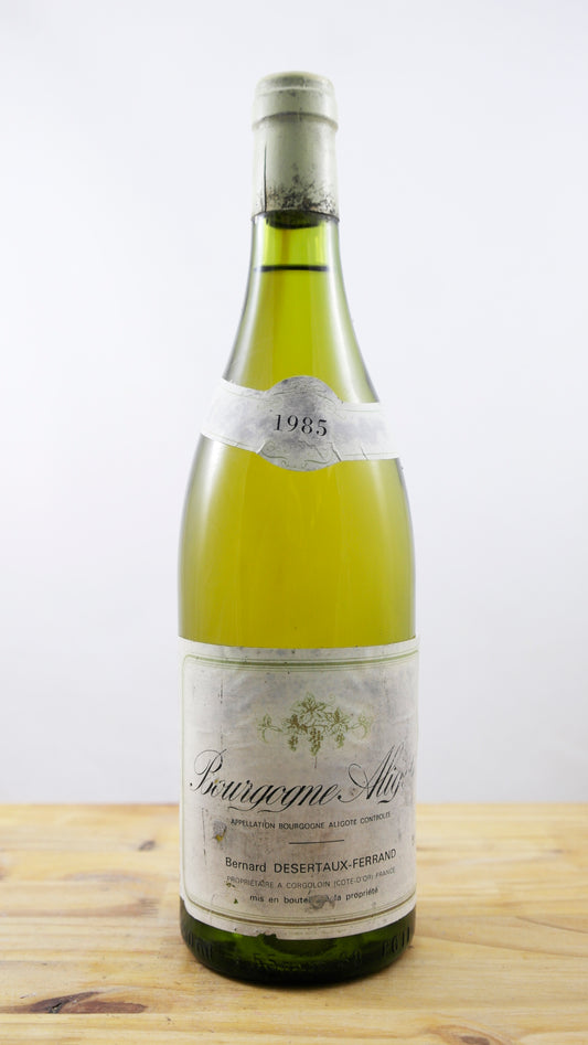 Vin Année 1985 Bourgogne Aligoté Bernard Desertaux