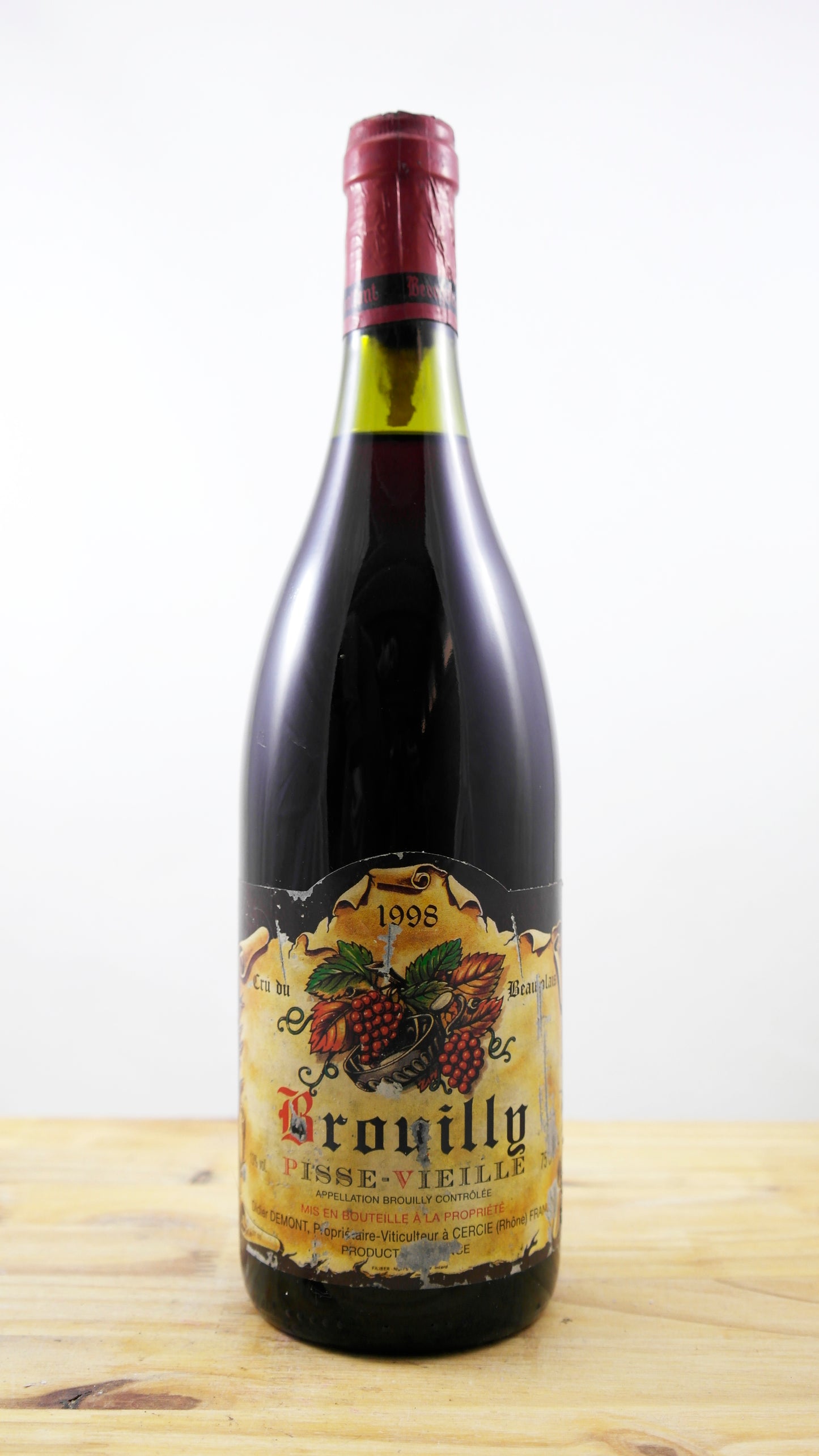 Vin Année 1998 Brouilly Pisse-Vieille NB