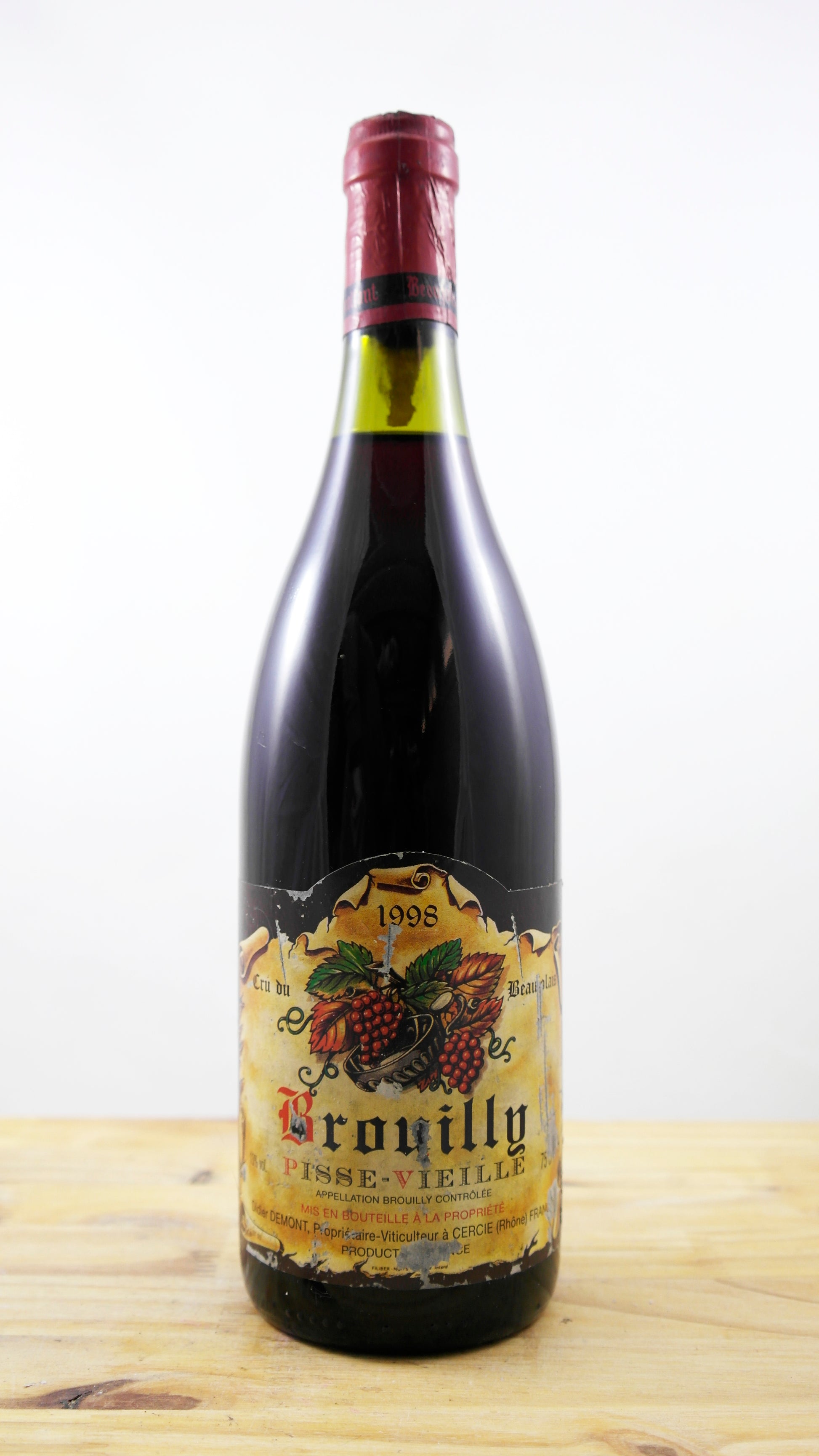 Vin Année 1998 Brouilly Pisse-Vieille NB