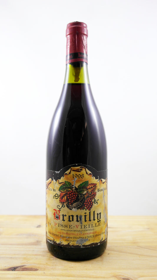 Vin Année 1998 Brouilly Pisse-Vieille NB