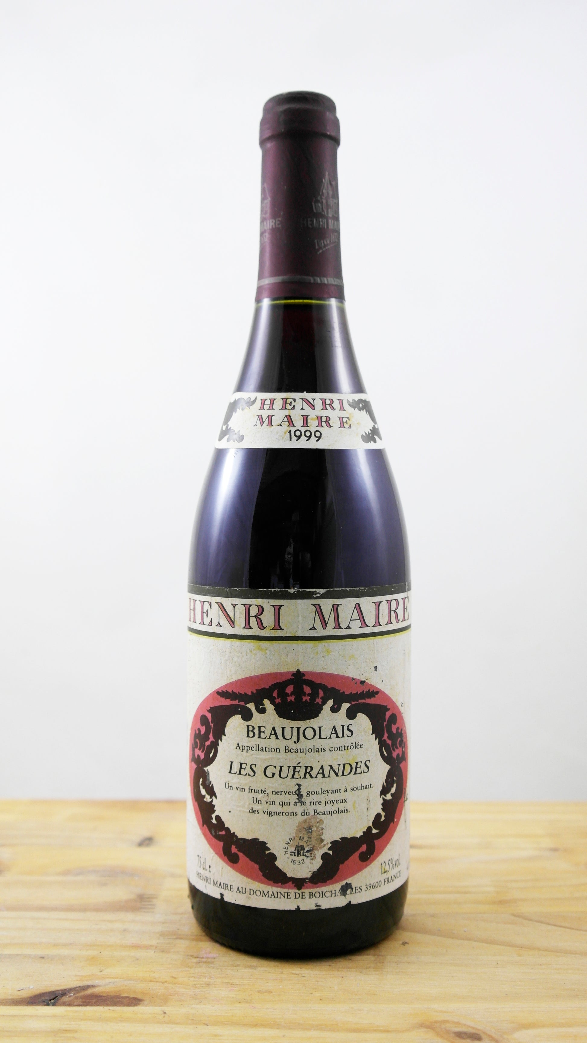 Vin Année 1999 Beaujolais Les Guérandes