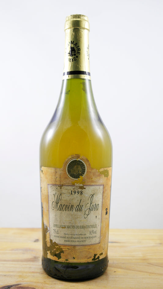 Vin Année 1998 Macvin du Jura Domaine de Boichailles