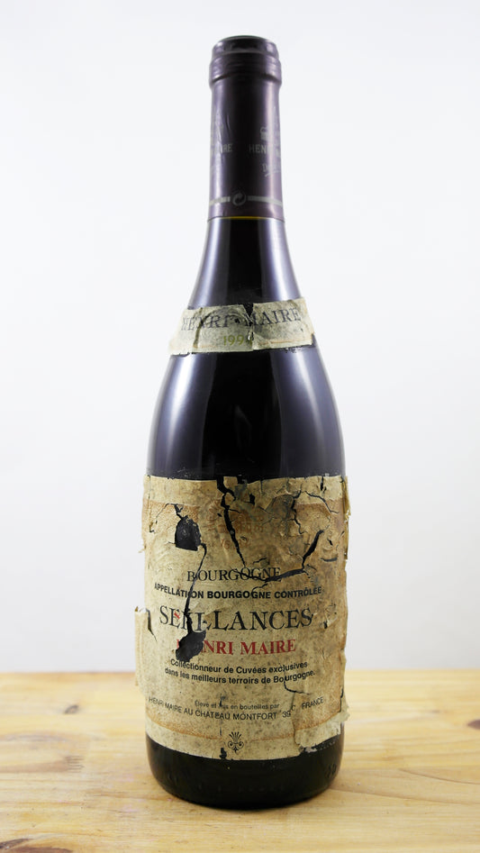 Vin Année 1994 Bourgogne Seillances Henri Maire ETA 4