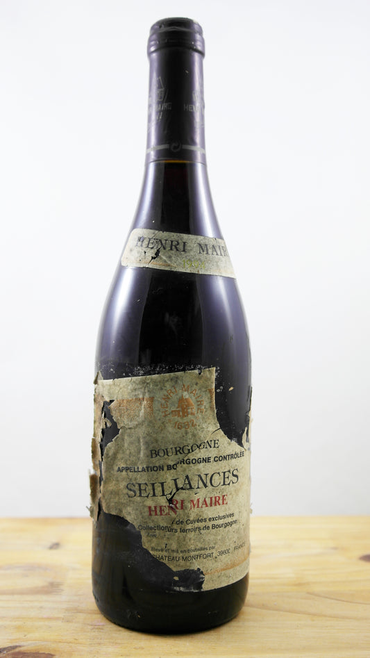 Vin Année 1994 Bourgogne Seillances Henri Maire ETA 6