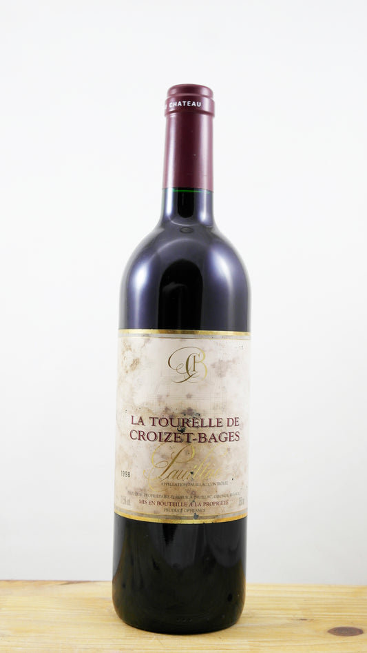 Vin Année 1998 La Tourelle Croizet-Bages