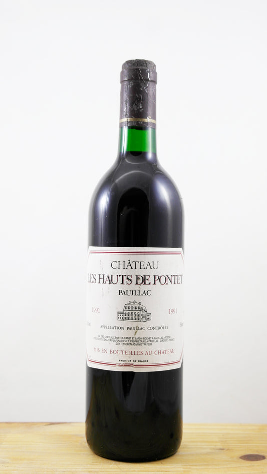 Vin Année 1991 Château Les Hauts de Pontet