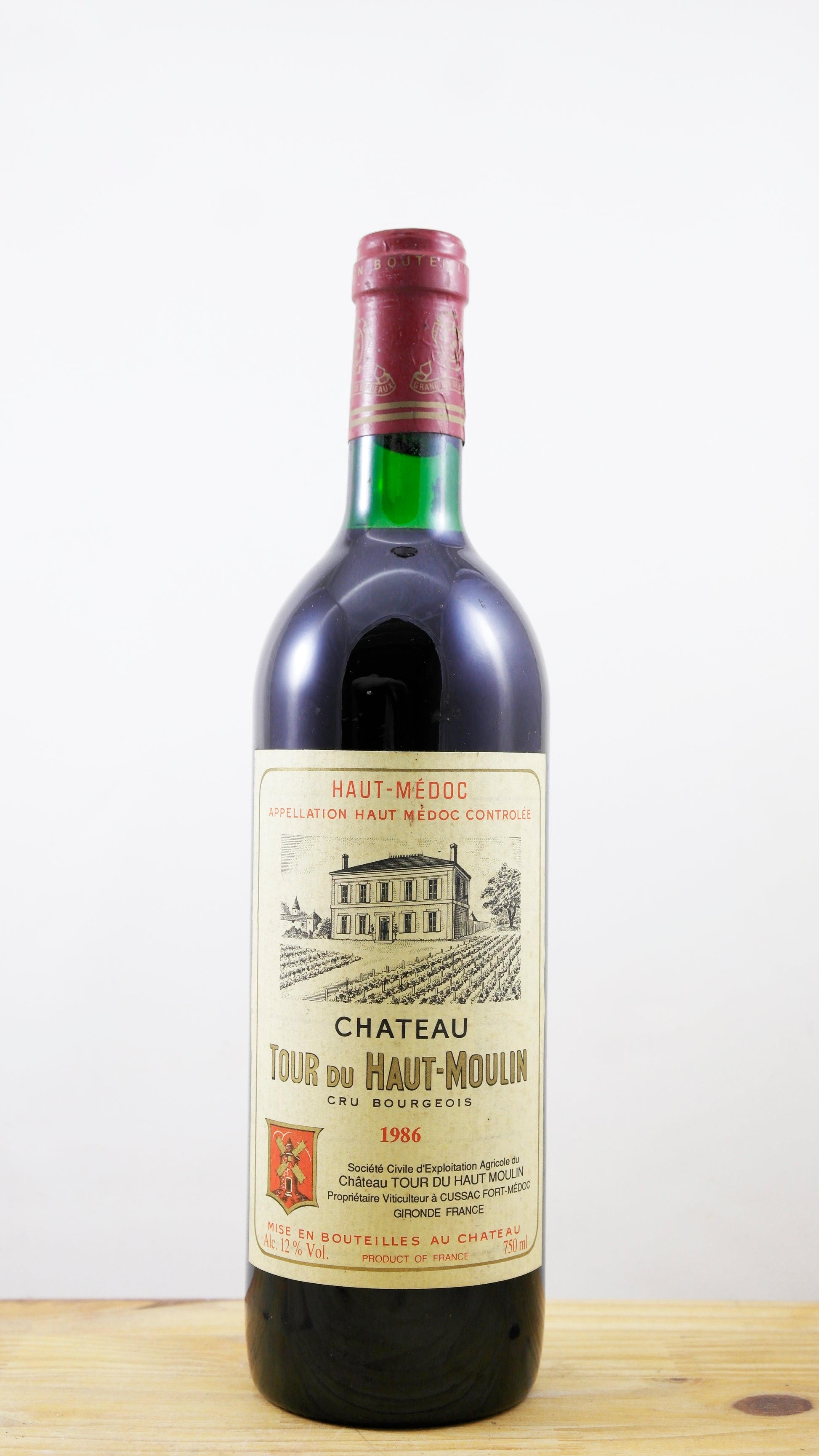 Vin Année 1986 Château Tour du Haut Moulin