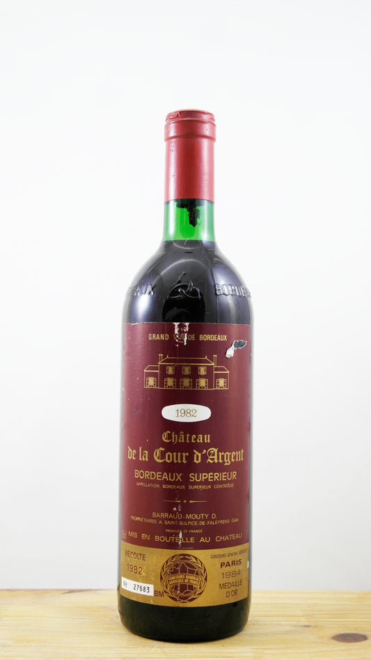 Vin Année 1982 Château de la Cour d'Argent