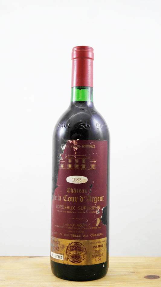 Vin Année 1982 Château de la Cour d'Argent