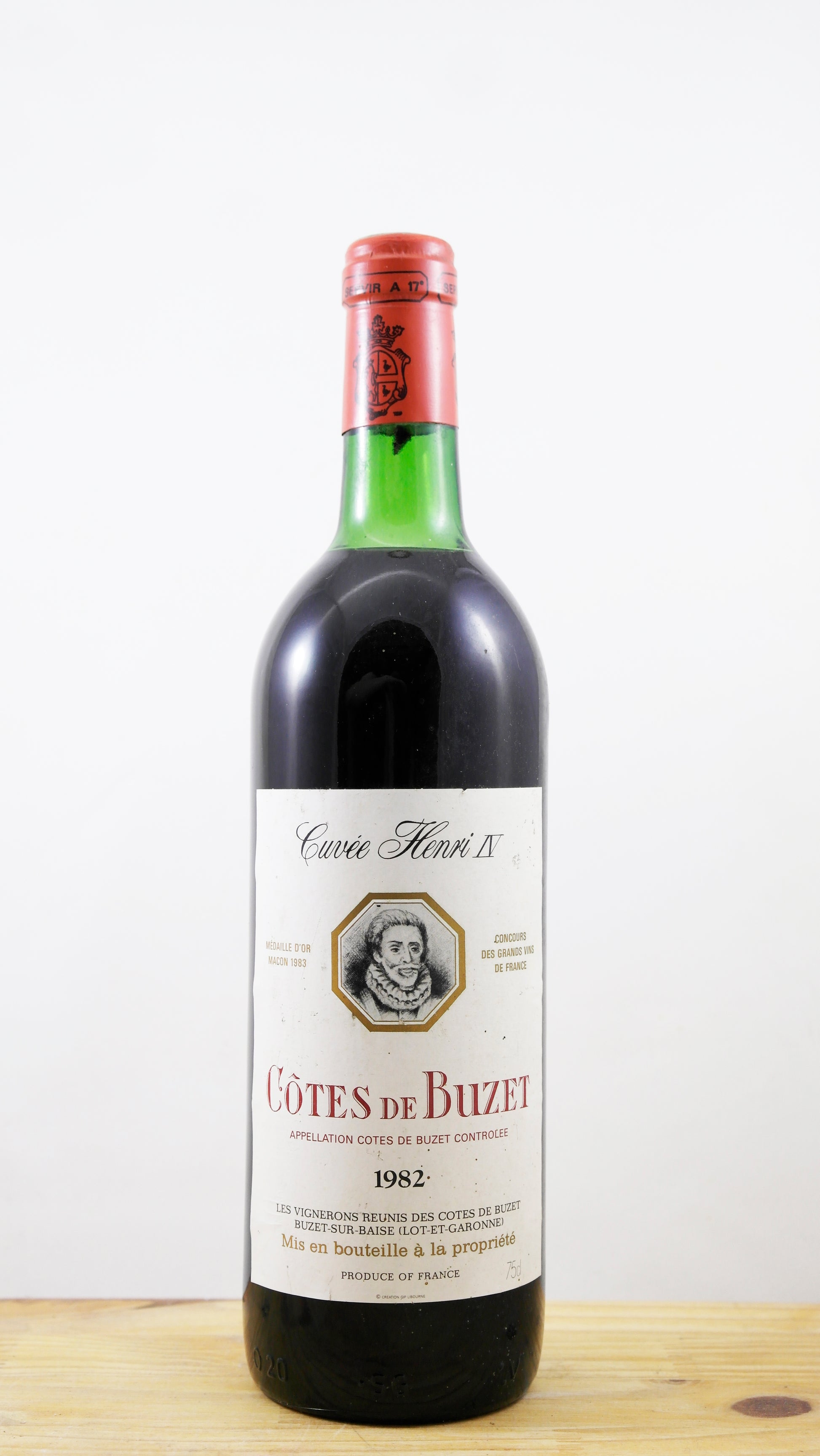 Vin Année 1982 Cuvée Henry IV