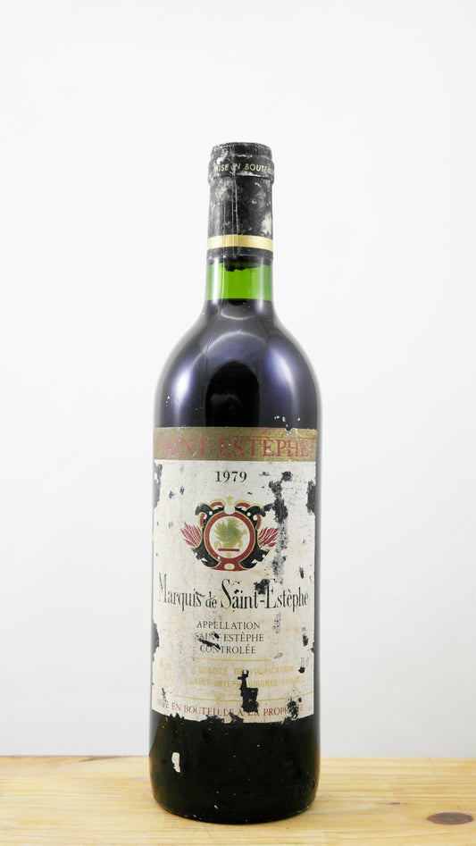 Vin Année 1979 Marquis de Saint-Estèphe