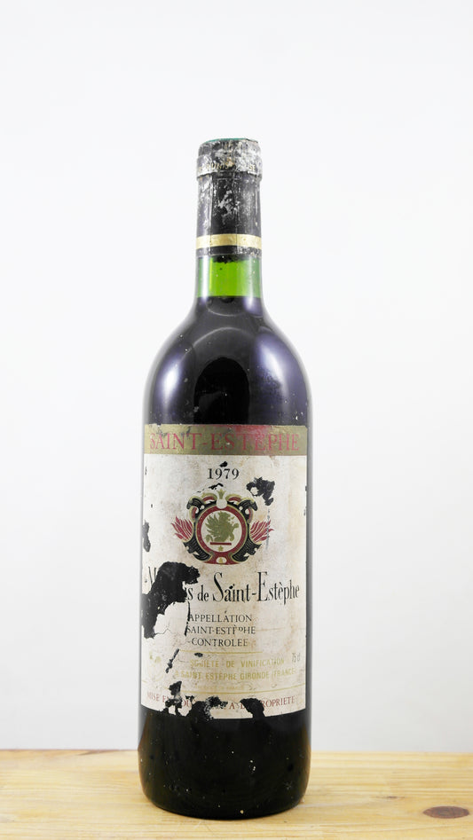 Vin Année 1979 Marquis de Saint-Estèphe