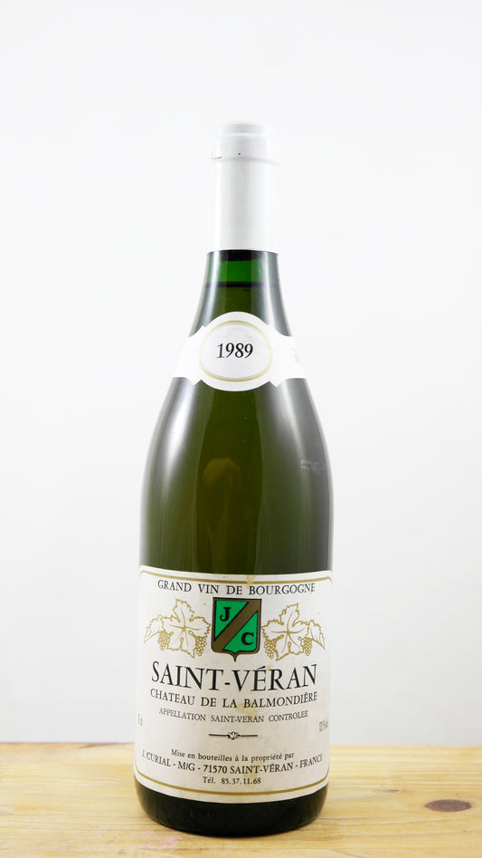 Vin Année 1989 Saint-Véran Château de la Balmondière