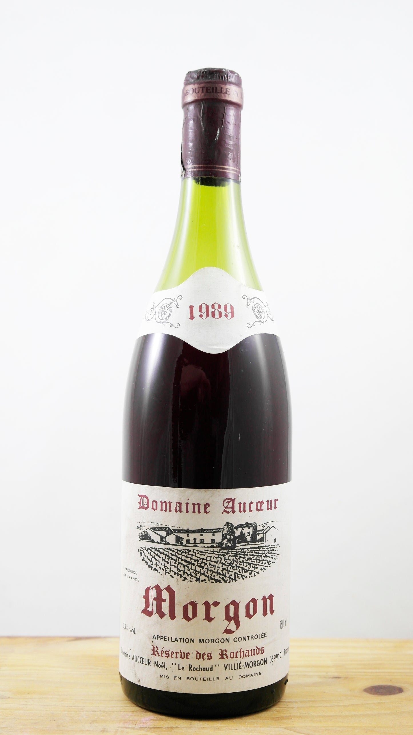 Vin Année 1989 Morgon Domaine Aucoeur