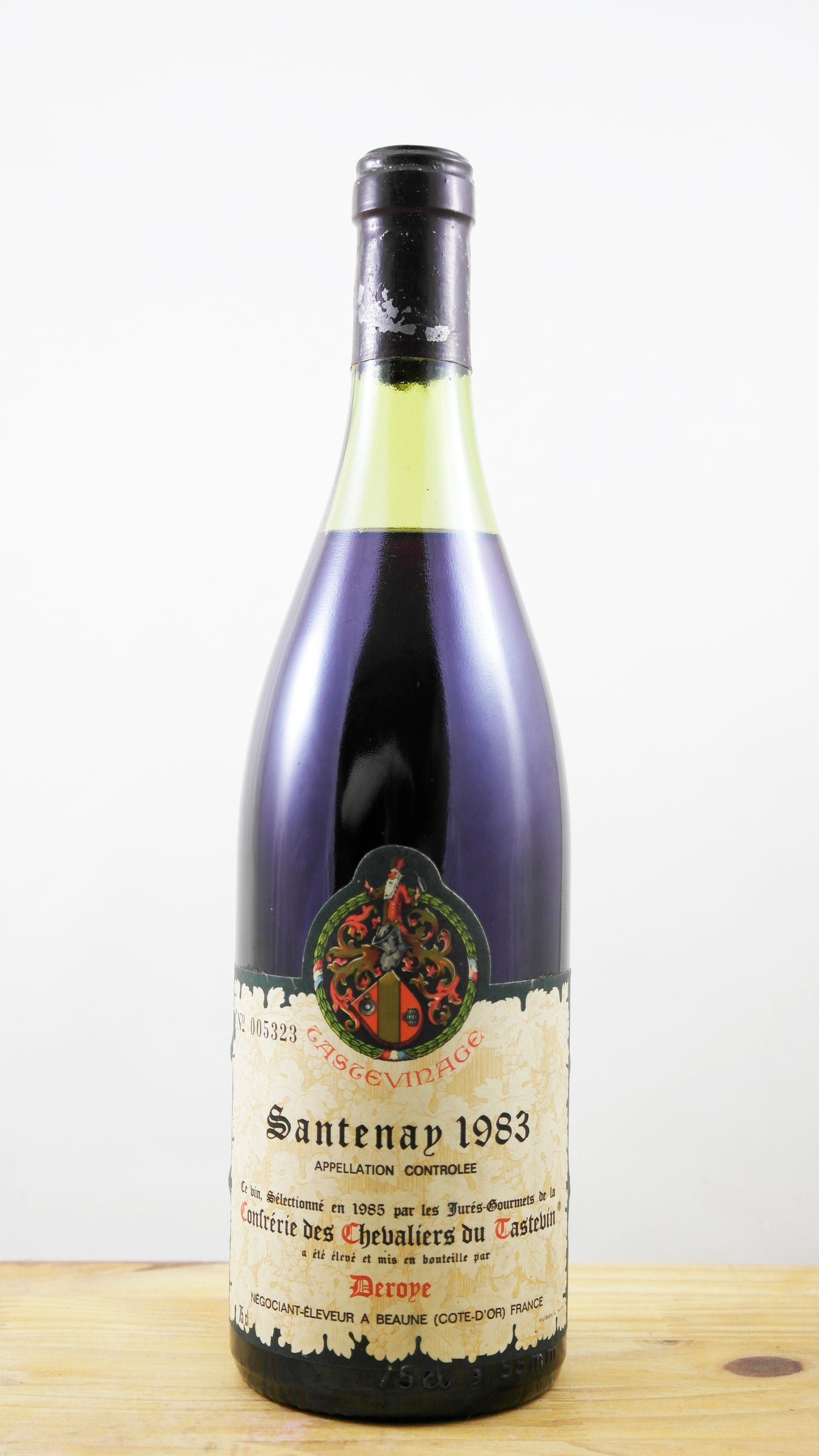 Vin Année 1983 Santenay Confrérie des Chevaliers de Tastevin