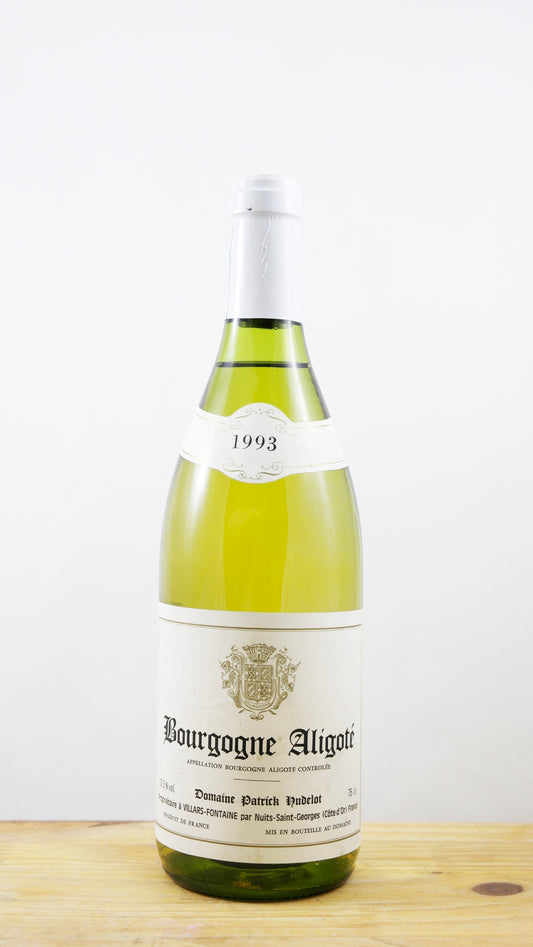 Vin Année 1993 Bourgogne Aligoté Domaine Patrick Hudelot
