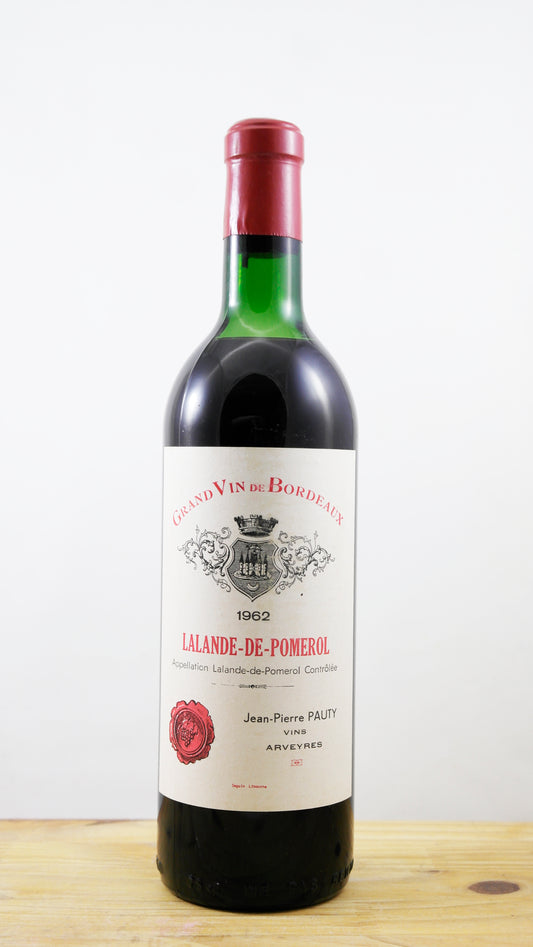 Vin Année 1962 Lalande de Pomerol Jean-Pierre Pauty