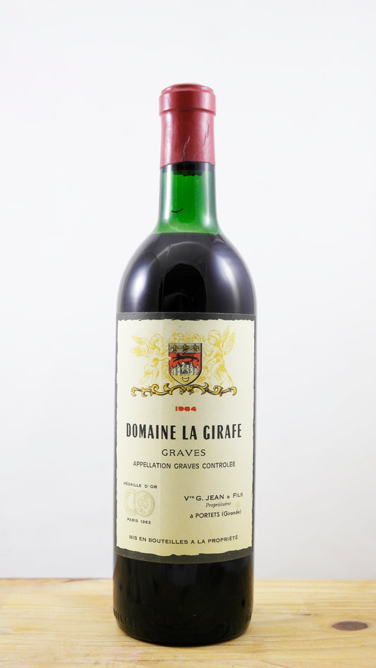 Vin Année 1964 Domaine la Girafe
