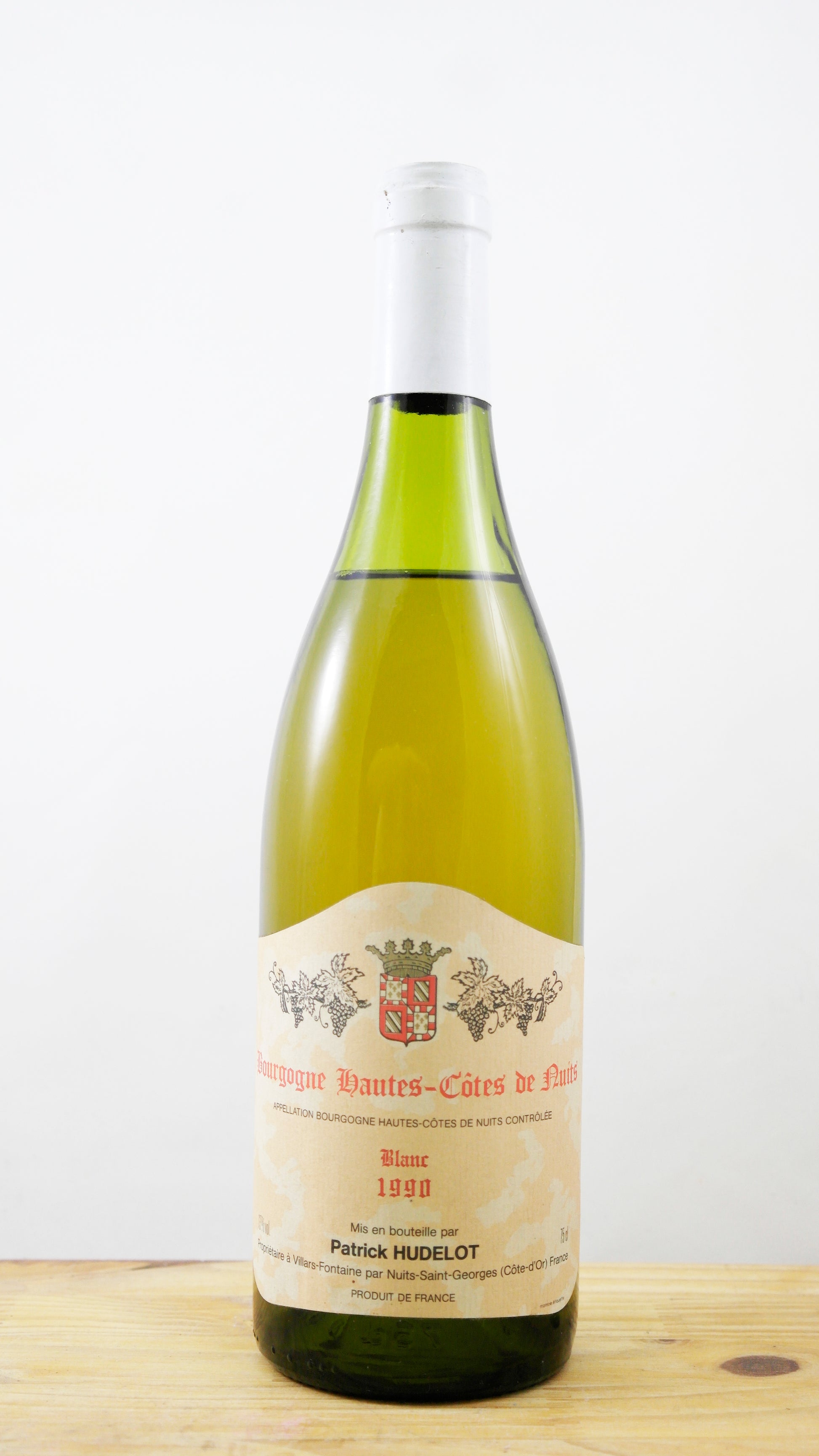 Vin Année 1990 Bourgogne Haute-Côtes de Nuits Patrick Hudelot