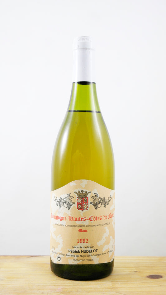 Vin Année 1992 Bourgogne Haute-Côtes de Nuits Patrick Hudelot