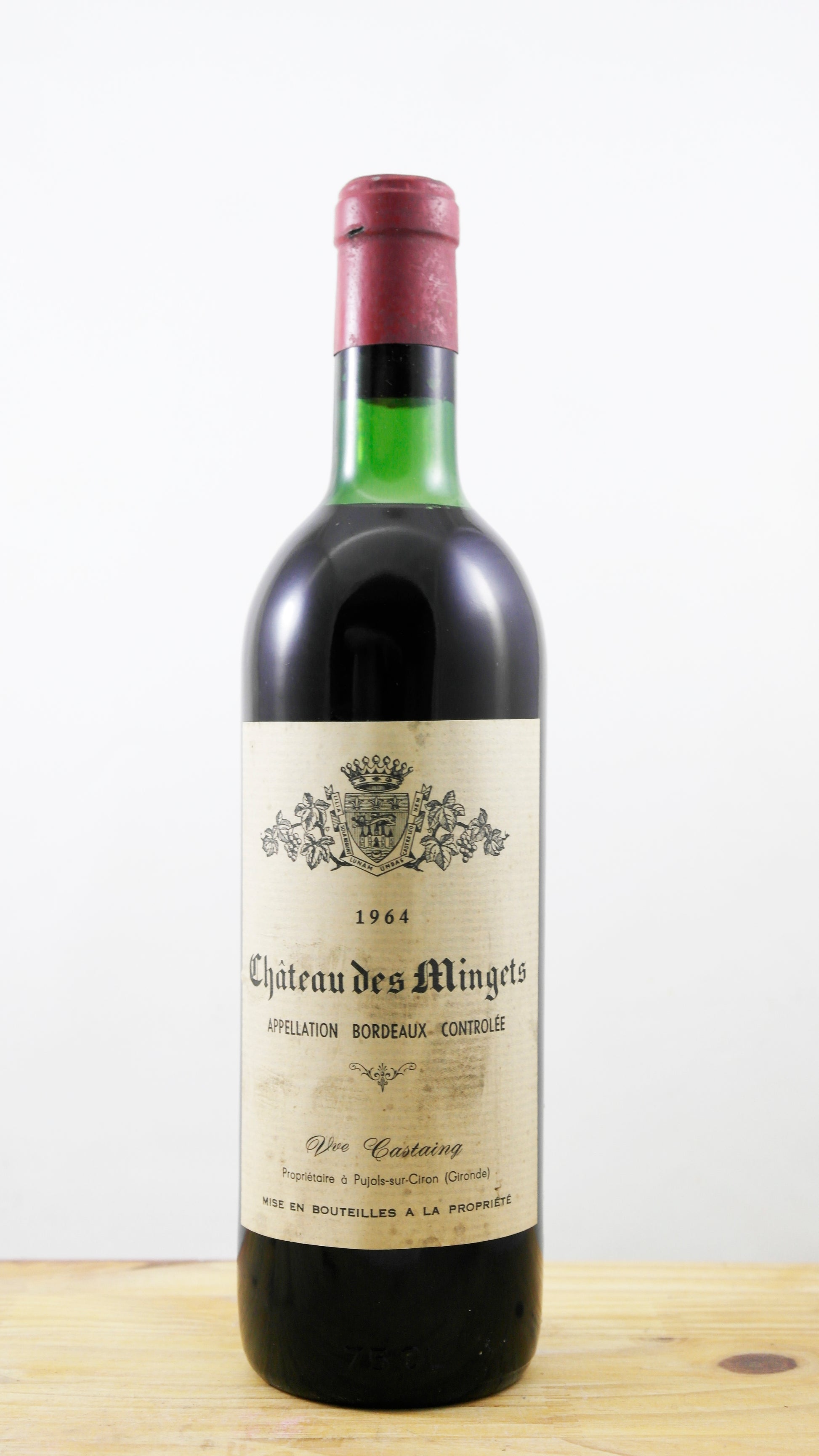 Vin Année 1964 Château des Mingets