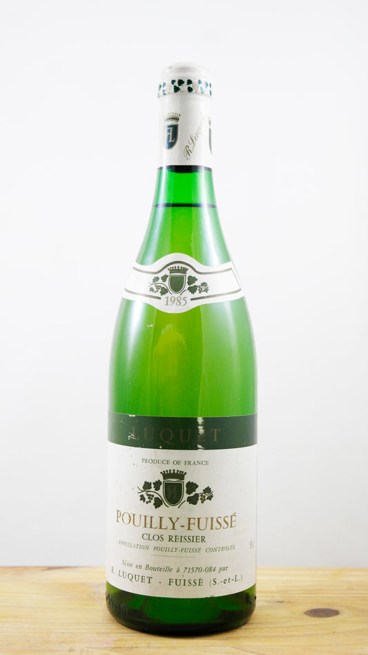 Vin Année 1985 Pouilly-Fuissé Clos Reissier