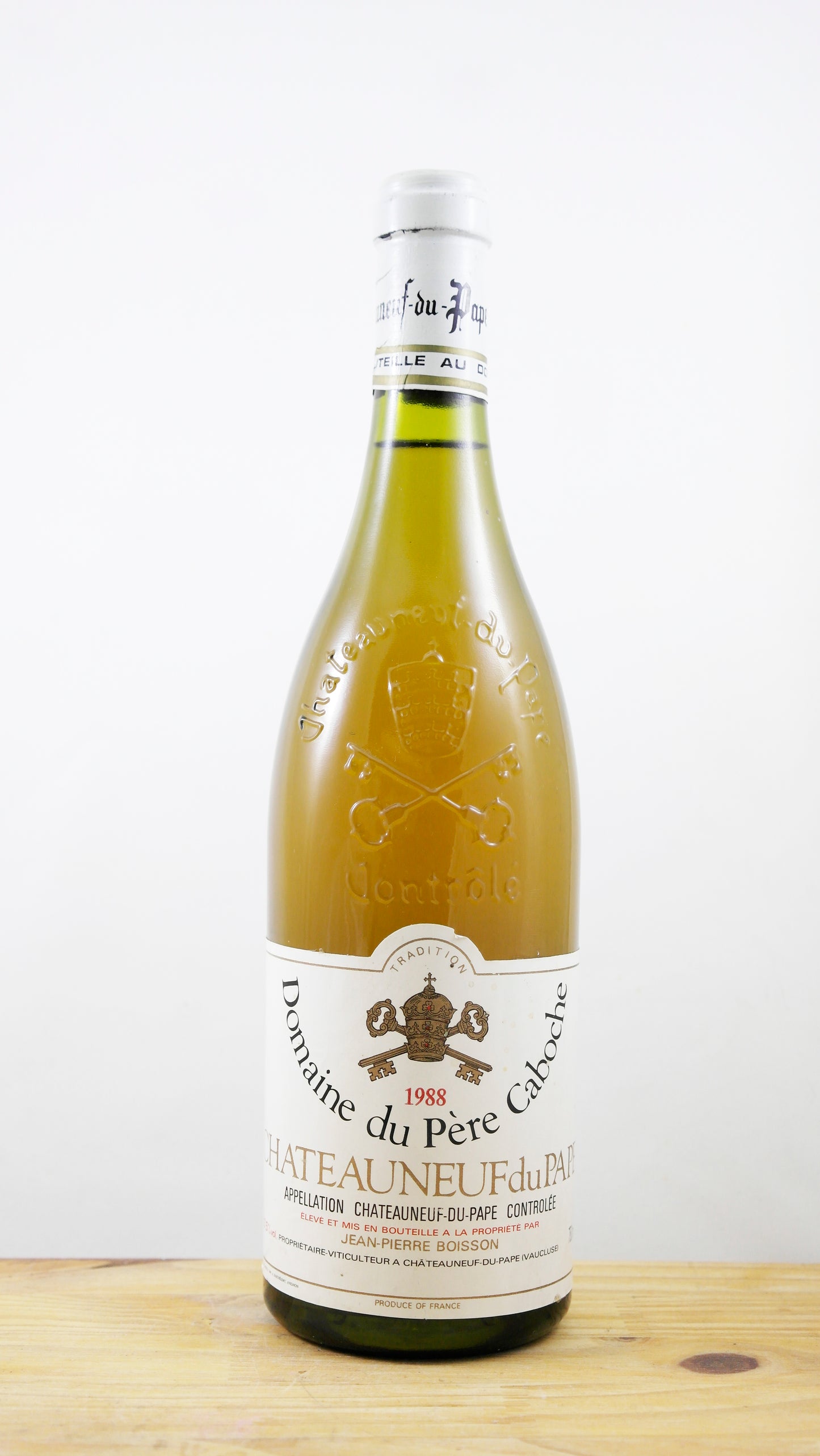 Vin Année 1988 Châteauneuf du Pape Domane du Père Caboche