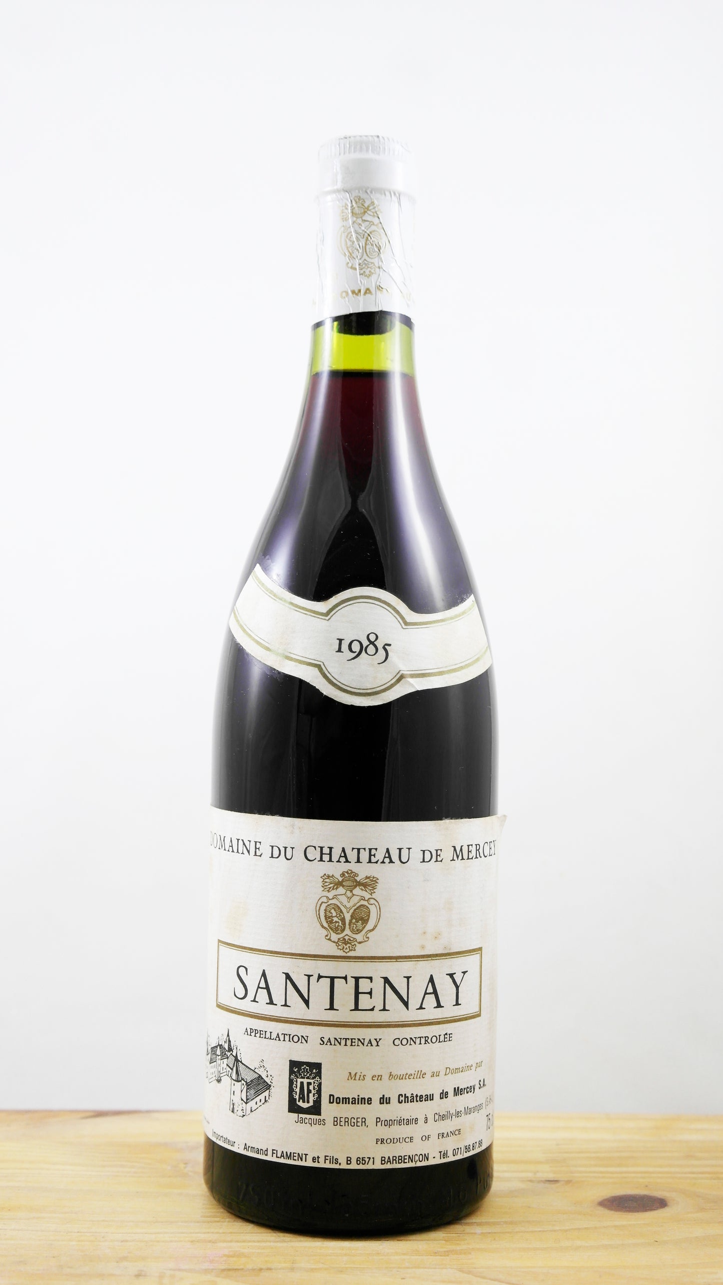 Vin Année 1985 Santenay Domaine du Château de Mercey